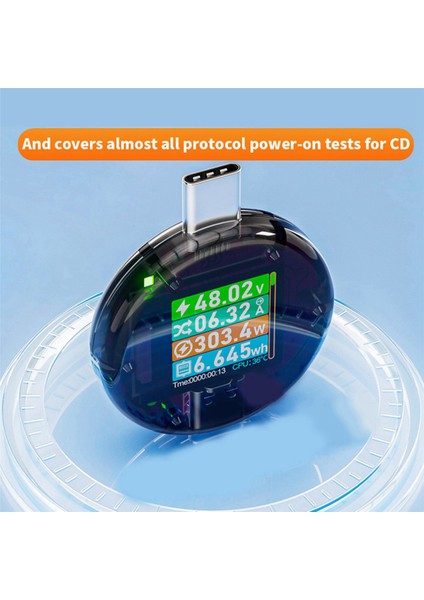 2x 48V USB Test Cihazı Tip-C Tip Pd Dedektörü Dijital Voltaj Ampermetre Güç Bankası Kapasite Ölçer Amper Dedektörü (Yurt Dışından) modelleri