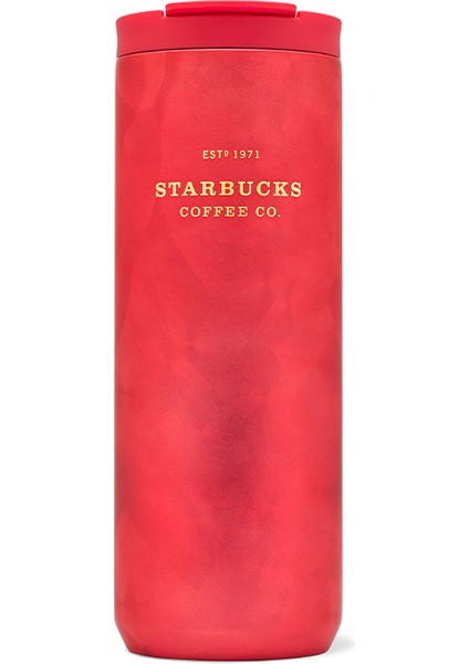 Starbucks® Paslanmaz Çelik Termos - Kırmızı - 473 ml - 11174914