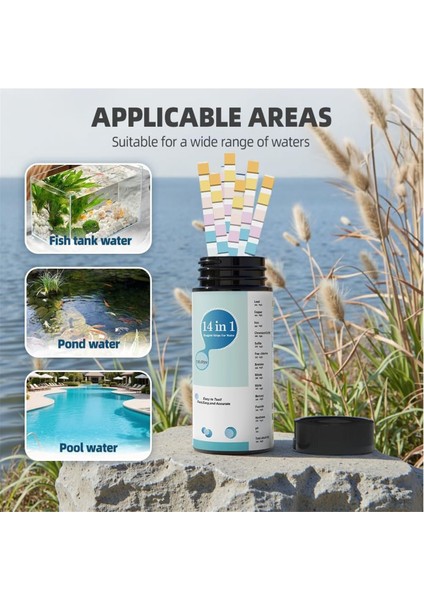 Içme Suyu Için 14 1 Arada Su Testi Kiti, Musluk Için, Içme Suyu Için Ev Su Testi Kitleri, Su Sertliği Testi Kiti A (Yurt Dışından) modelleri