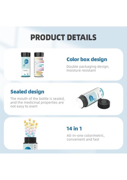 Içme Suyu Için 14 1 Arada Su Testi Kiti, Musluk Için, Içme Suyu Için Ev Su Testi Kitleri, Su Sertliği Testi Kiti A (Yurt Dışından) indirimleri