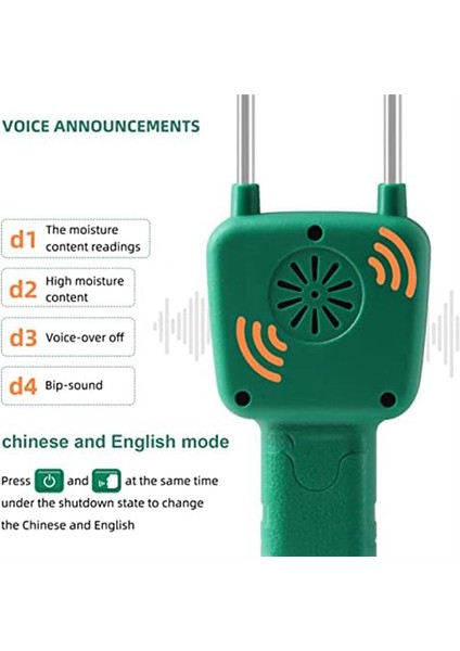 Saman Nem Test Cihazı, Taşınabilir Saman Nem Ölçer, Tahıl Samanı Için LCD Ekranlı Dijital Tane Nem Ölçer, Soya Fasulyesi (Yurt Dışından) indirimleri