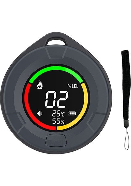 Yanıcı Gaz Dedektörü, Yanıcı Gaz Alarmı, Sıcaklık ve Nem Dedektörü, Ev Hava Kalitesi Monitörü (Yurt Dışından)