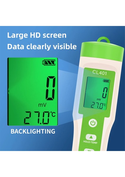 4 Arada Su Kalitesi Dedektörü Orp Sıcaklık Klor H2 cl Yüzme Havuzu Hidroponik Akvaryumlar Kalite Test Cihazı (Yurt Dışından) fırsatları