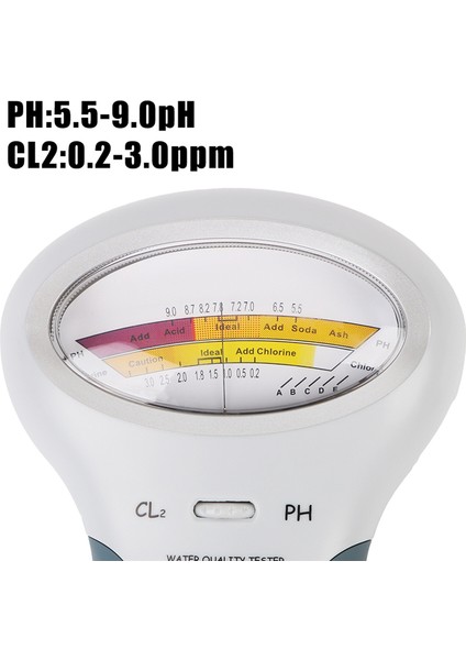 2 Arada 1 Su Kalitesi Test Cihazı PC-102 Yüzme Havuzu Spa Su Klor Test Cihazı Cl2 Ölçüm (Yurt Dışından) indirimleri