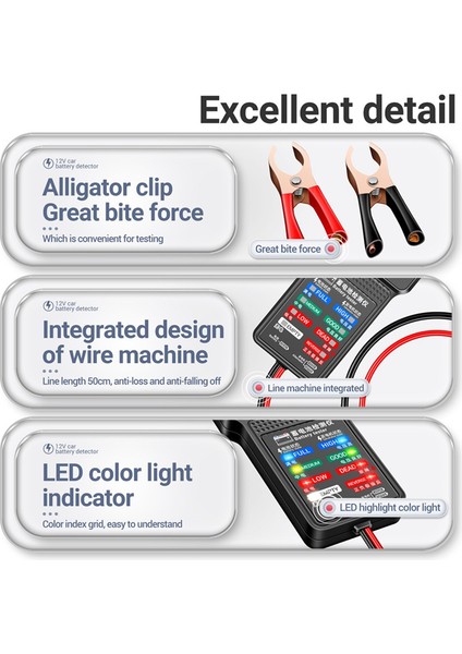Aneng Pil Test Cihazı Araçları BT-171 Otomotiv Teşhis Araçları 12V Pil Analizörü (Yurt Dışından) modelleri