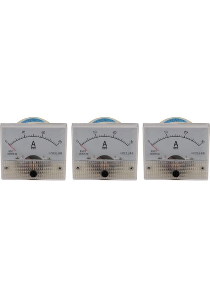 3x 85C1-A Dc Analog Amper Metre Panel Ölçer Göstergesi 30A Amp Ölçer Akım Mekanik Ammetreler (Yurt Dışından) fırsatları