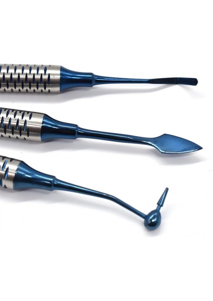 6 Adet Diş Kompozit Reçine Dolu Kazıyıcı, Sopa Olmayan Diş Doldurma Spatula, Çift Başlı Restorasyon Aracı, Mavi (Yurt Dışından) indirimleri