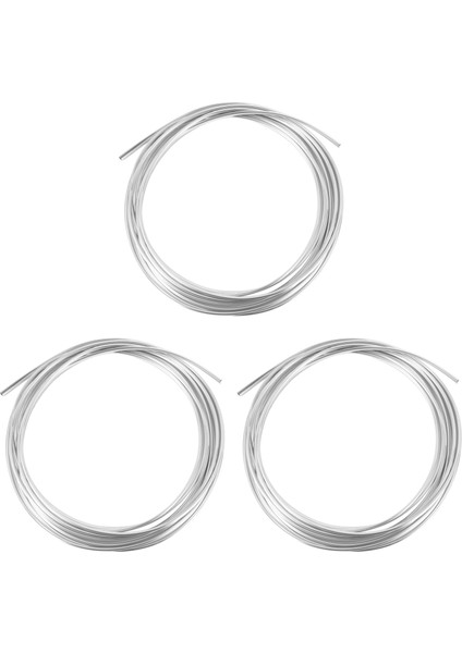 3x 20FT Krom Kalıplama Trim Şerit Araba Kapı Kenar Çizik Koruma Koruyucu Kapak Gümüş (Yurt Dışından)