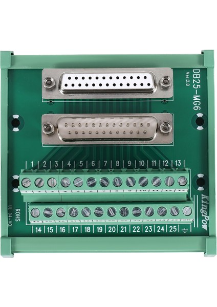 DB25 Dın Demiryolu Montaj Arayüz Modülü Erkek/kadın Konnektörü Kırma Kurulu (Yurt Dışından) fiyatları