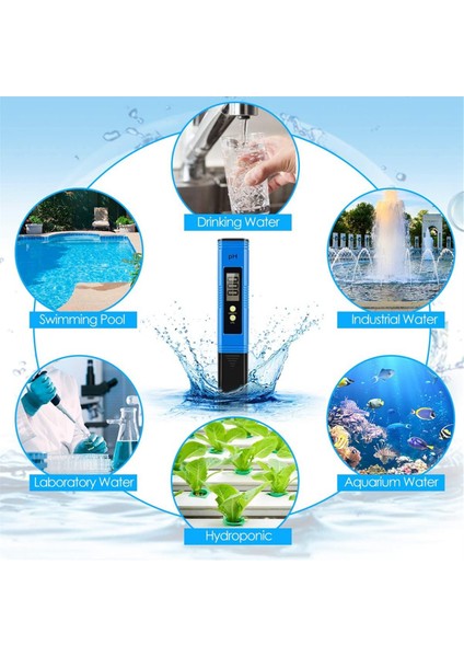 Dijital Su Kalitesi Test Cihazı 0.01 Yüksek Doğruluk Kompakt Boy (Yurt Dışından) fırsatları
