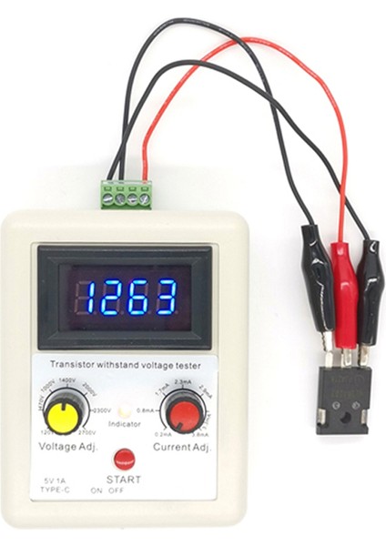 Voltaj Kapasitesi Igbt Transistör Test Cihazı Diyot Mos Trıode LED Voltaj Test Aracı Voltaj Test Merkezi Beyaz+Mavi (Yurt Dışından) fiyatları