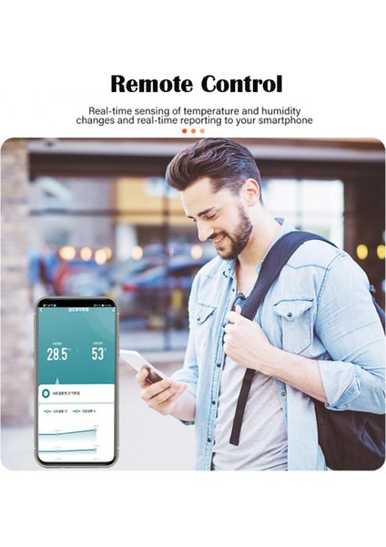 LCD Ekranlı Tua Akıllı Wifi Sıcaklık Nem Sensörü Iç Mekan Higometre Termometresi (Yurt Dışından) modelleri