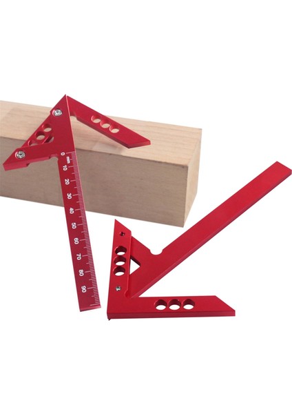 Merkez Bulucu Ahşap Işleme Meydanı 45/90 Derece Dik Açılı Çizgi Göstergesi Merkez Scribe Carpenter Cetvel Ahşap Ölçüm Aracı (Yurt Dışından) fiyatları