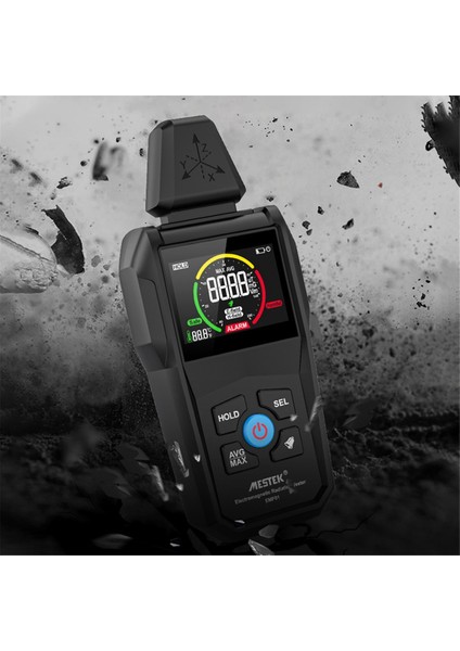 Mestek Taşınabilir Elektromanyetik Radyasyon Dedektörü Ev Sıcaklığı Nem Test Cihazı Dijital Renk Ekran Dedektörü (Yurt Dışından) fiyatları