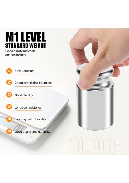 Aws Dijital Ölçeği, Karbon Çelik, Krom Kaplama, 1000G (1kg Wgt) Için Kalibrasyon Ağırlığı (Yurt Dışından) indirimleri