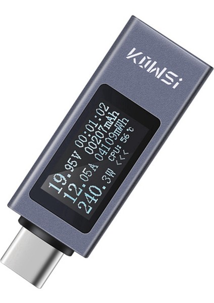 Kowsi 11 In 1 Tip-C Test Cihazı Dc Dijital Voltmetre Amperimetro Akım Voltaj Ölçer Amp Volt Ammetre Dedektörü (Yurt Dışından)