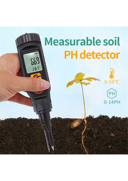 Dijital Gıda Ph Metre 0.00-14.00 Ph Sıcaklık Test Cihazı Hamur Toprak Ph Detektörü Meat Peynir Ekmeği Analizör Ölçer (Yurt Dışından) fırsatları