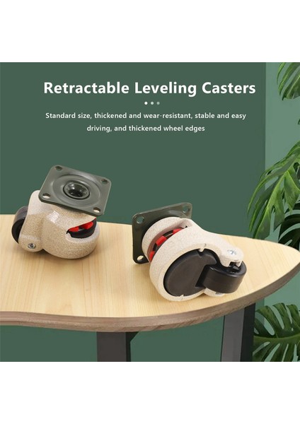 4 Adet Geri Çekilebilir Tesviye Tekerlekleri Endüstriyel Makine Döner Tekerleği Hint Tekerleği Ofis Koltuğu Arabası 220LBS Kapasite GD-40F (Yurt Dışından) fiyatları