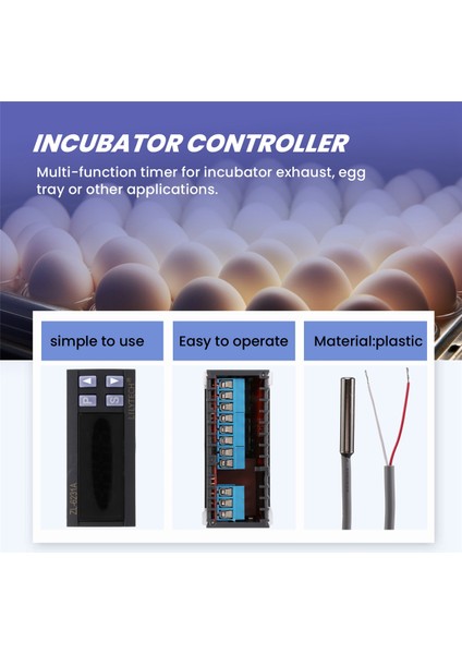 Lilytech ZL-6231A, Inkübatör Denetleyicisi, Çok Fonksiyonlu Zamanlayıcı ile Termostat (Yurt Dışından) indirimleri