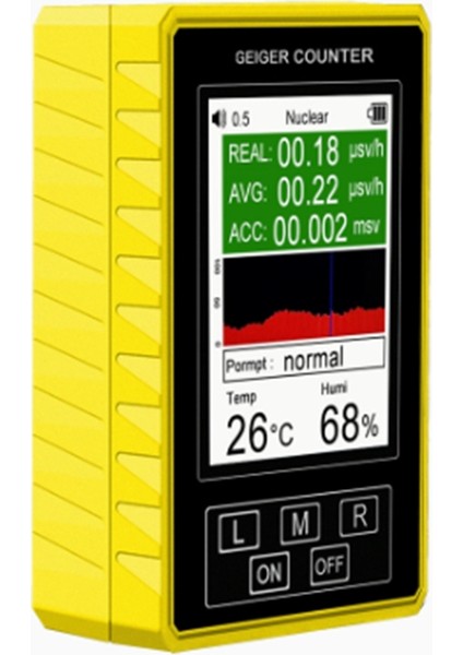 Xr3 Pro Dijital Nükleer Radyasyon Dedektörü Geiger Sayacı Yarı Fonksiyonel Dozimetre Emf Metre Βγ X-Işını Beta Gama Test Cihazı (Yurt Dışından) fiyatları