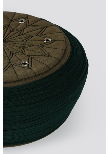 Talebe Sarığı - Yeşil Kumaş - Yeşil Takke - Düz Sarım - Kuş Gözü - 5 Metre fiyatları