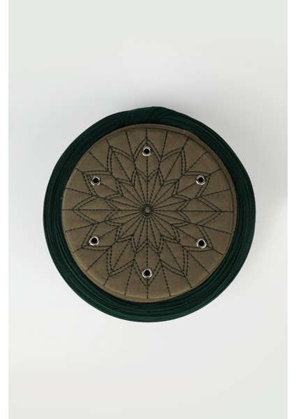 Talebe Sarığı - Yeşil Kumaş - Yeşil Takke - Düz Sarım - Kuş Gözü - 5 Metre modelleri