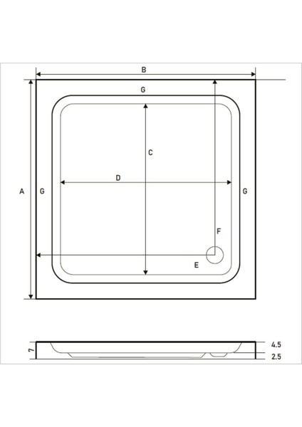Bothina Kare Duş Teknesi, Flat fırsatları