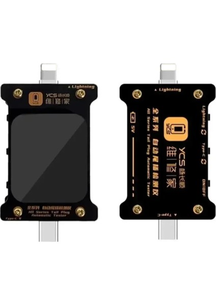 Apple Arayüzü/type-C Arayüz Algılama Test Cihazı Için Telefon Için Akıllı Otomatik Tespit Tail Fiş Test Cihazı LCD Dijital (Yurt Dışından) fırsatları