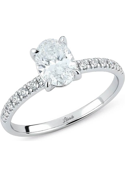 1.17 Ct Pırlanta Oval Tektaş Yüzük