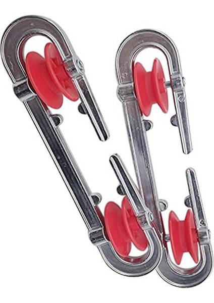 Alüminyum Çamaşır Ipi Yayıcı, Ağır Yükler ve Uzun Çamaşır Hattı Için Kasnak Çamaşır Ipi Aksesuarları, 2 Paket (Yurt Dışından) fırsatları