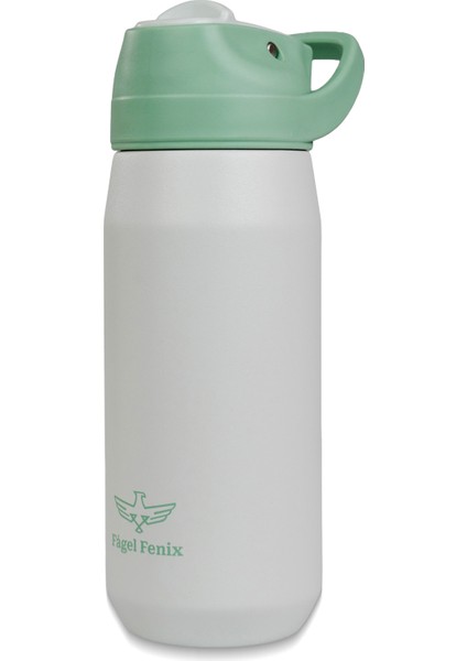 550 ml Sliding Mint Green Çift Katmanlı Paslanmaz Termos Matara modelleri
