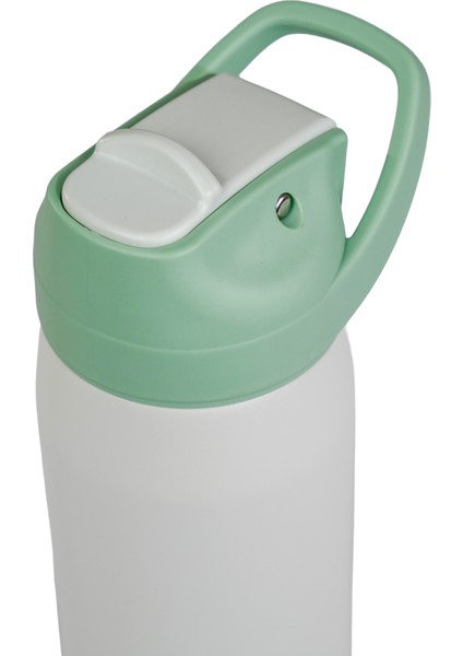 550 ml Sliding Mint Green Çift Katmanlı Paslanmaz Termos Matara fırsatları