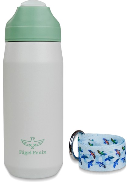 550 ml Sliding Mint Green Çift Katmanlı Paslanmaz Termos Matara indirimleri