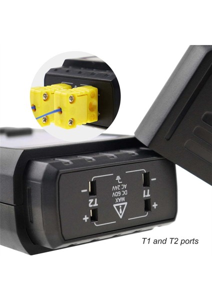 Termokupl Termometre Dijital K Tipi Termometre 4 Termokuplalı, -328-2500 ℉ Ölçüm Aralığı Hvac Termometresi (Yurt Dışından) fiyatları