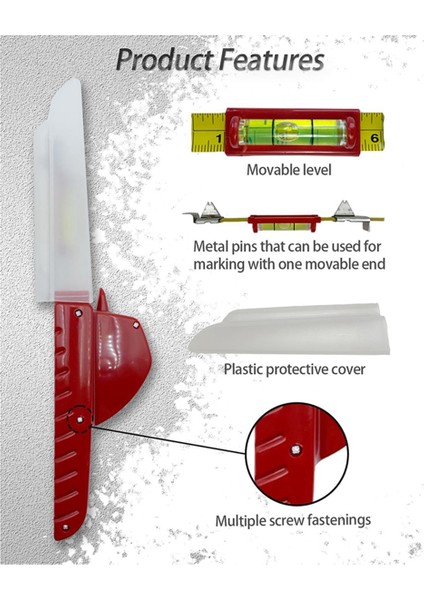 Seviye, Resim Asma Seviyesi, Taşınabilir Resim Asma Kiti, Resim Askı Seviyesi ile Resim Asılı Alet (Yurt Dışından) fırsatları