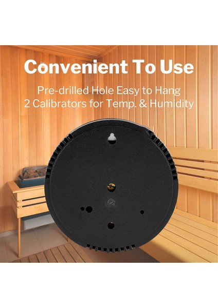 2 Arada 1 Sauna Termometresi Fahrenheit, Sauna Termometresi ve Higometre Iç Mekan Sıcaklık Nem Monitörü (Yurt Dışından) fırsatları