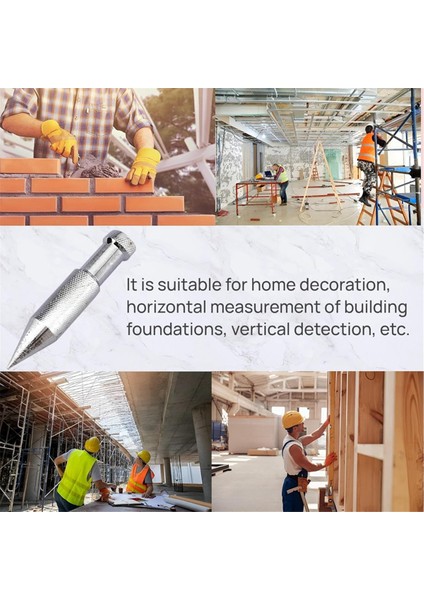 3pcs String ile Plumb Bob, Çelik Çılı Bob, Yüksek Hassas Dikey Bina Ölçüm Aracı, Lineman Araçları (Yurt Dışından) fırsatları