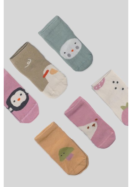 6 Çift Newborn Anti-Bakteriyal Yeni Doğan ve Bebek Çorabı 0-6 Ay fırsatları