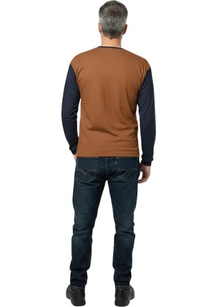 Kot Kaplamalı Sweatshirt Kahverengi fiyatları