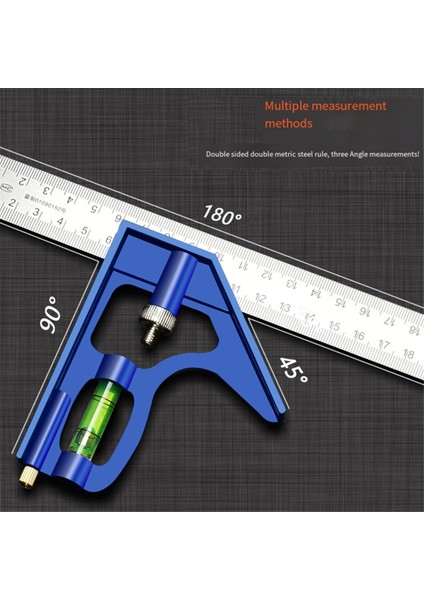 Kombinasyon Karesi, 12 Inç, 45-90 Derece Işaretleme, Paslanmaz Çelik (Yurt Dışından) fiyatları