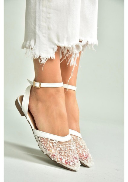 U726544115 Beyaz File Kadın Babet indirimleri