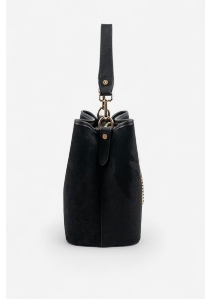 SP967 Kadın Çapraz Çanta Süet Siyah modelleri