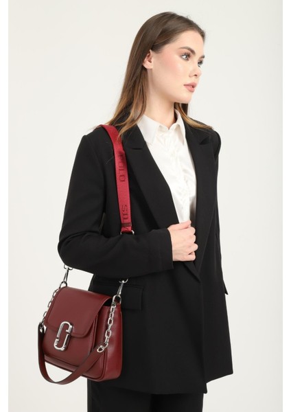Bordo SP1147 Kadın Omuz Çantası