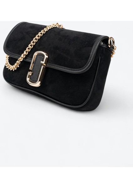 SP1171 Kadın Omuz Çantası Süet Siyah fırsatları
