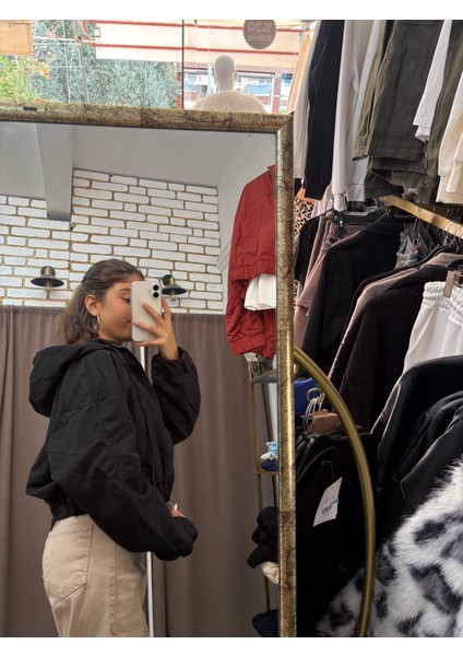 Crop Kapşonlu Ceket fiyatları