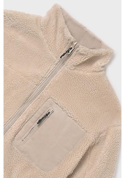 Kız Çocuk 8-18 Yaş Çift Taraflı Peluş Mont Bej fırsatları