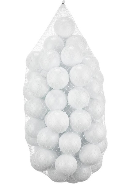 7 cm Top Havuzu Topu 150 Adet Gümüş, Mavi. Beyaz fırsatları