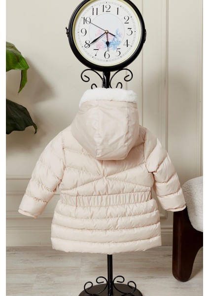 Kız Bebek Kapüşonlu Kışlık Mont 51333 modelleri