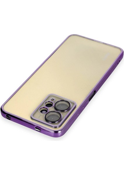 Xiaomi Redmi Note 12 4g Kılıf Lensli Silikon - Mor - MRS8676-9202 modelleri