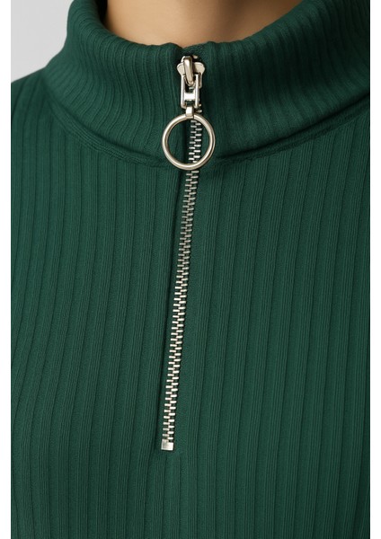 Yeni Sezon Fitilli Fermuar Detaylı Uzun Elbise indirimleri